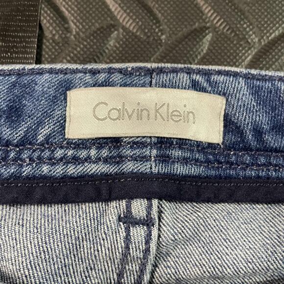 Calvin Klein Jeans Mens 34x34 Blue Darryl T Indigo Haze Comfort Denim 5-Pocket - Picture 4 of 10